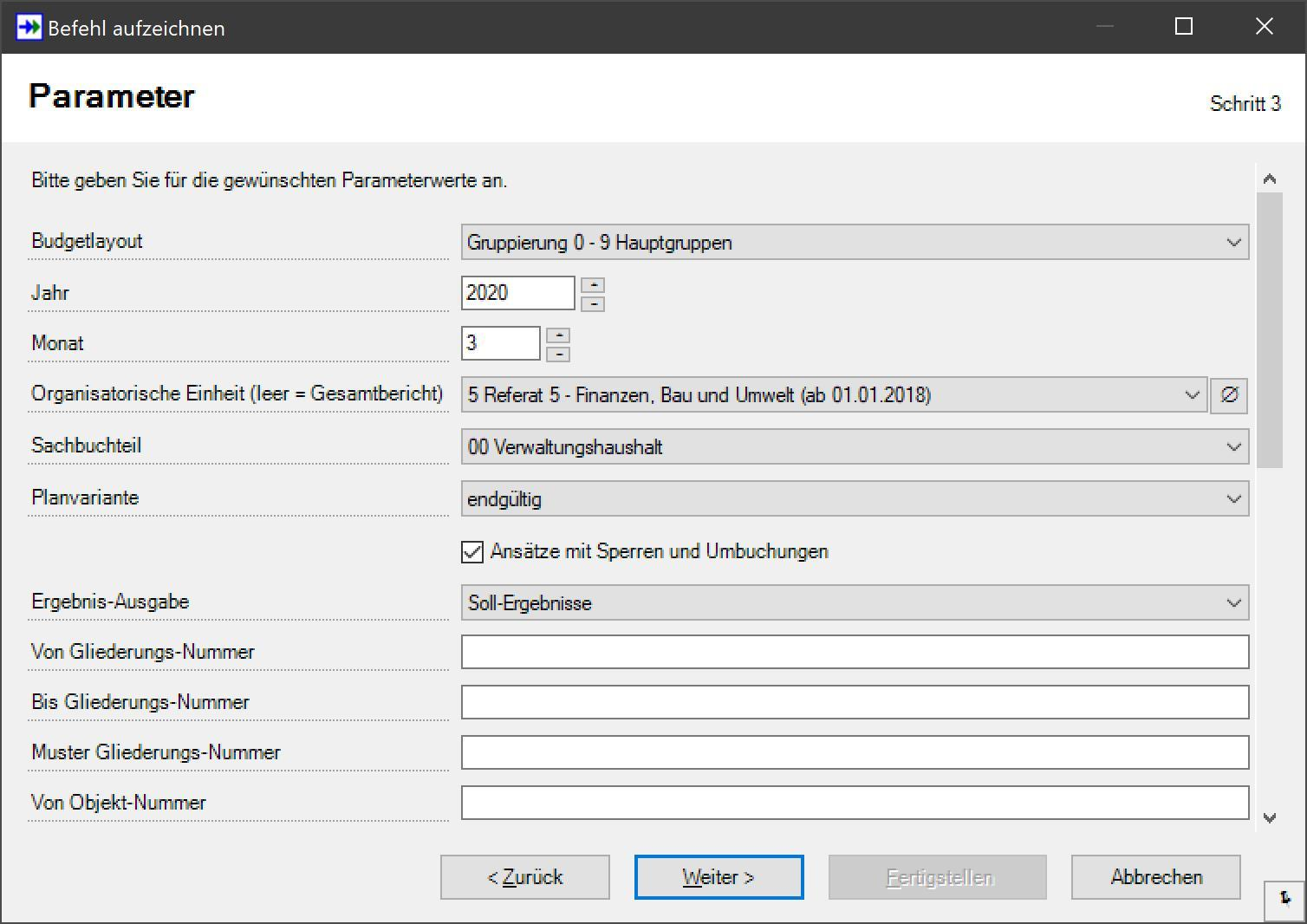 SF Library Aufzeichnen04-EinzelnParameter