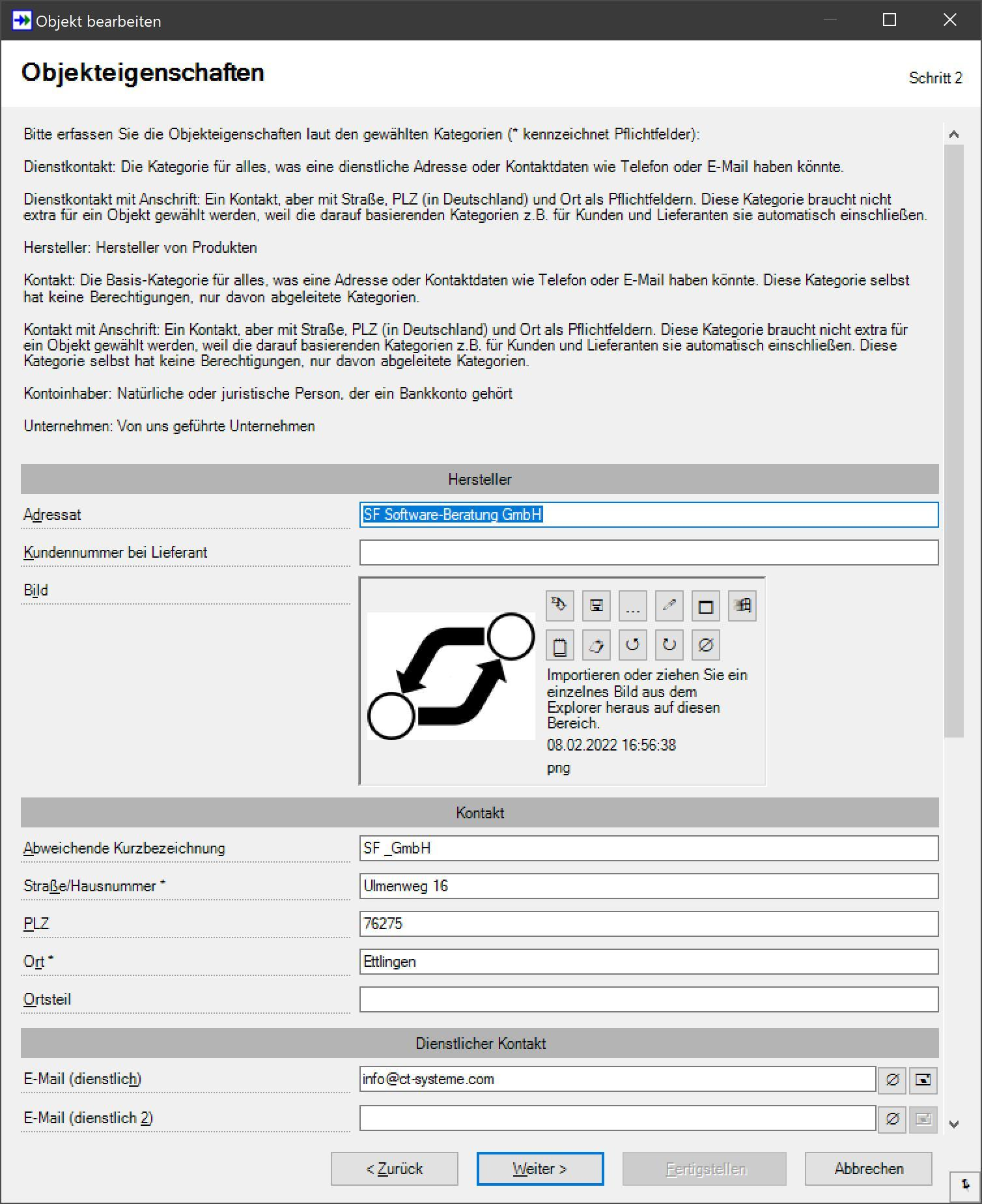 SF Ordnerplan Objekt SF GmbH